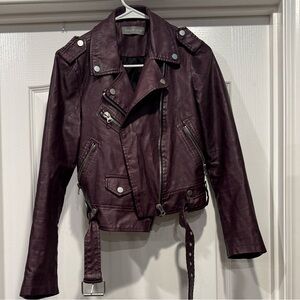 Bagatelle Deep Purple Leather Jacket